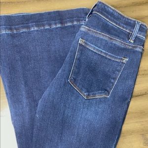 Vervet Blue High Rise Flare Jeans (Buckle)